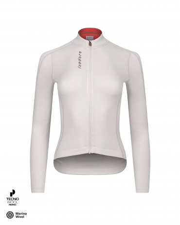 Women's Signature Merino Tech Long Sleeve Jersey White Asparagus