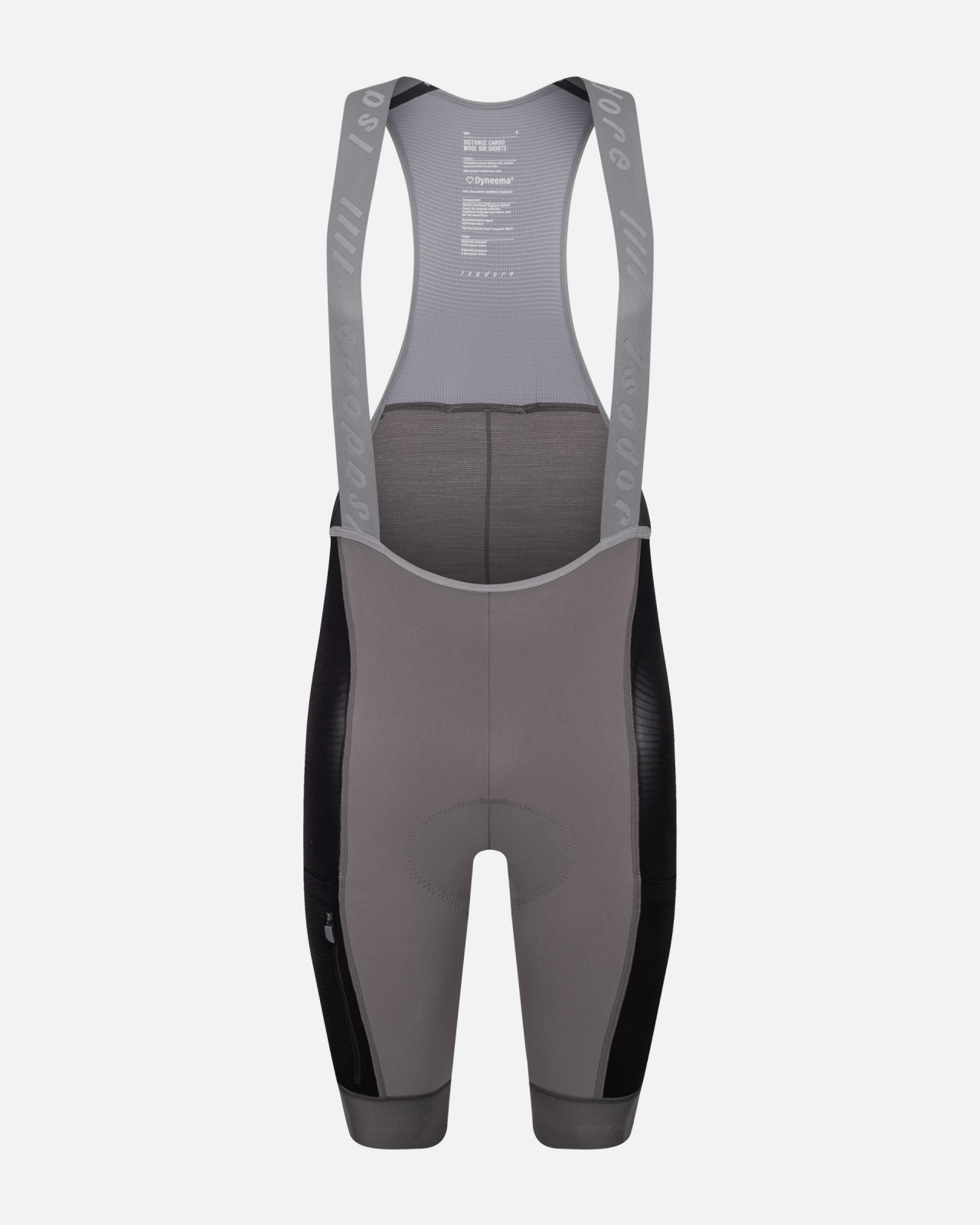 Distance Cargo Wool Bib Shorts Dark Gull Gray
