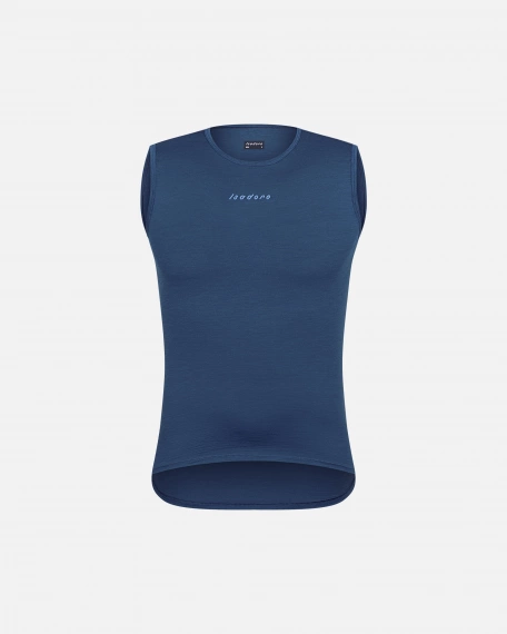 Merino Sleeveless Baselayer Majolica Blue