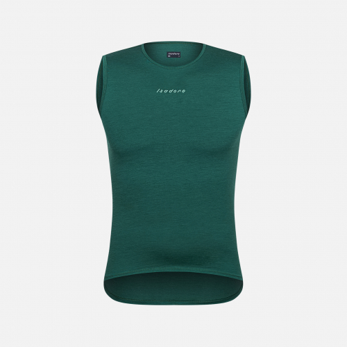 Merino Sleeveless Baselayer Smoke Pine