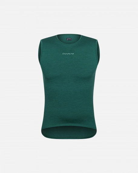 Merino Sleeveless Baselayer Smoke Pine
