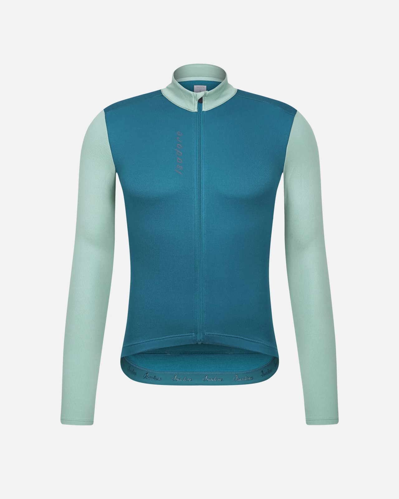 Patchwork Thermal Long Sleeve Jersey Blue Coral / Creme de Menthe