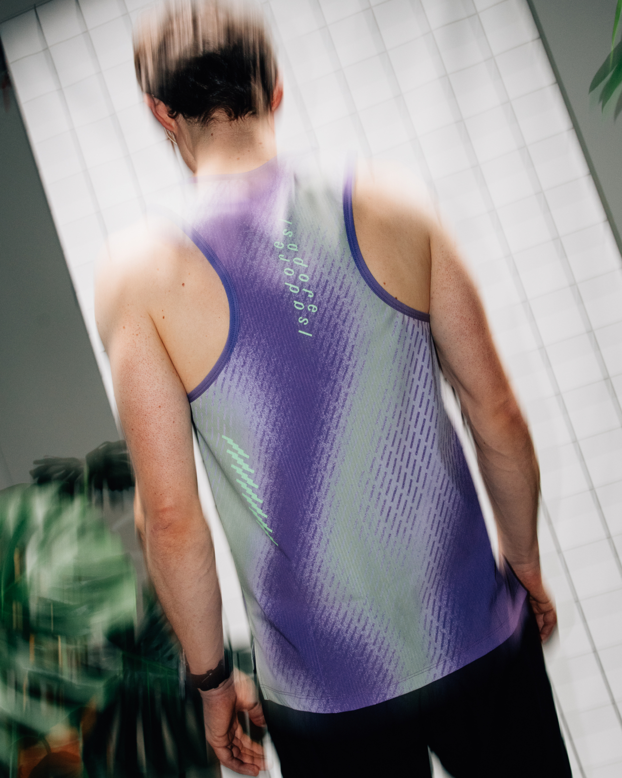 Run Tank Top Purple