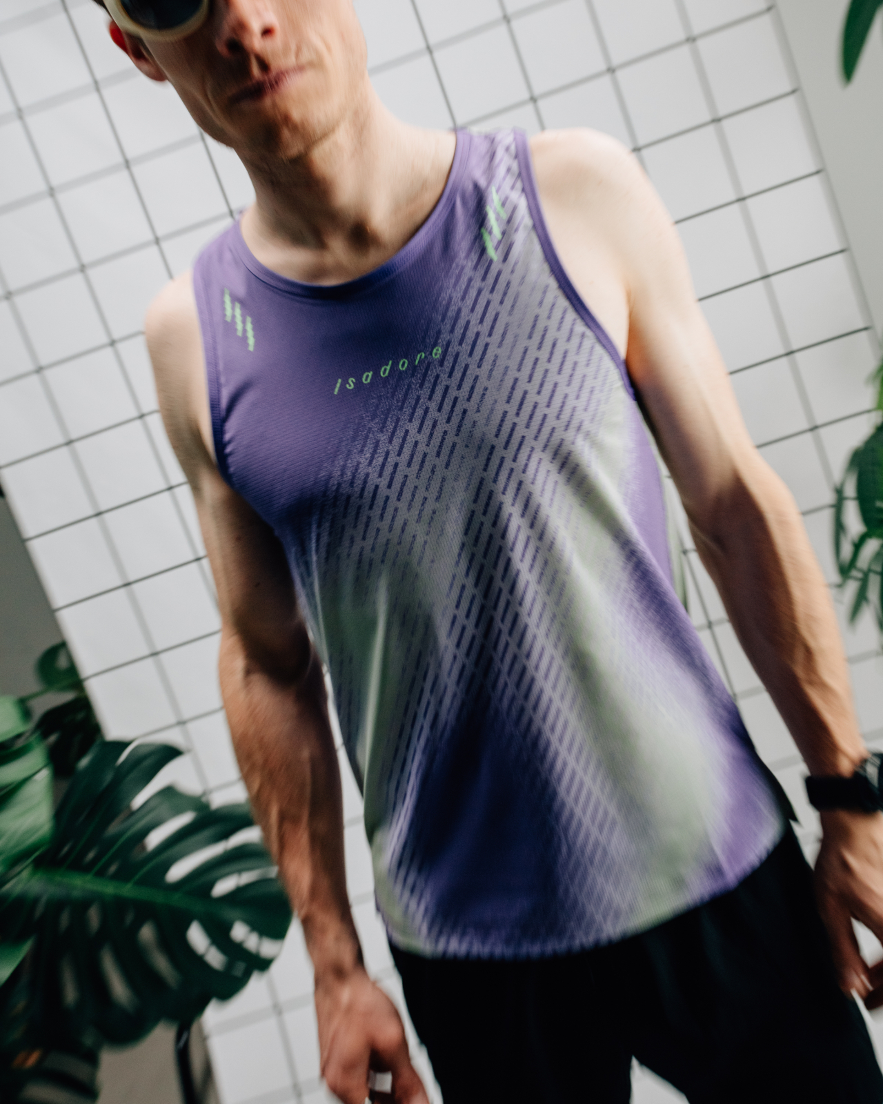 Run Tank Top Purple