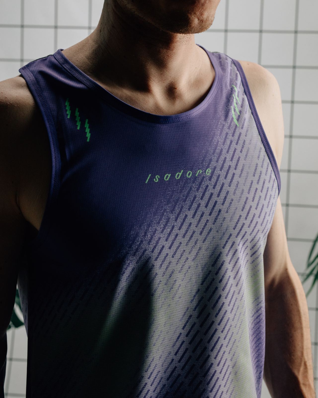 Run Tank Top Purple