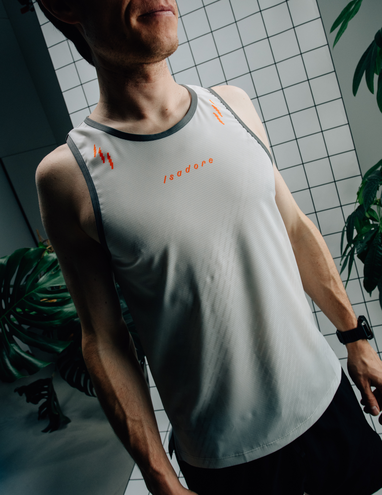 Run Tank Top Cloud