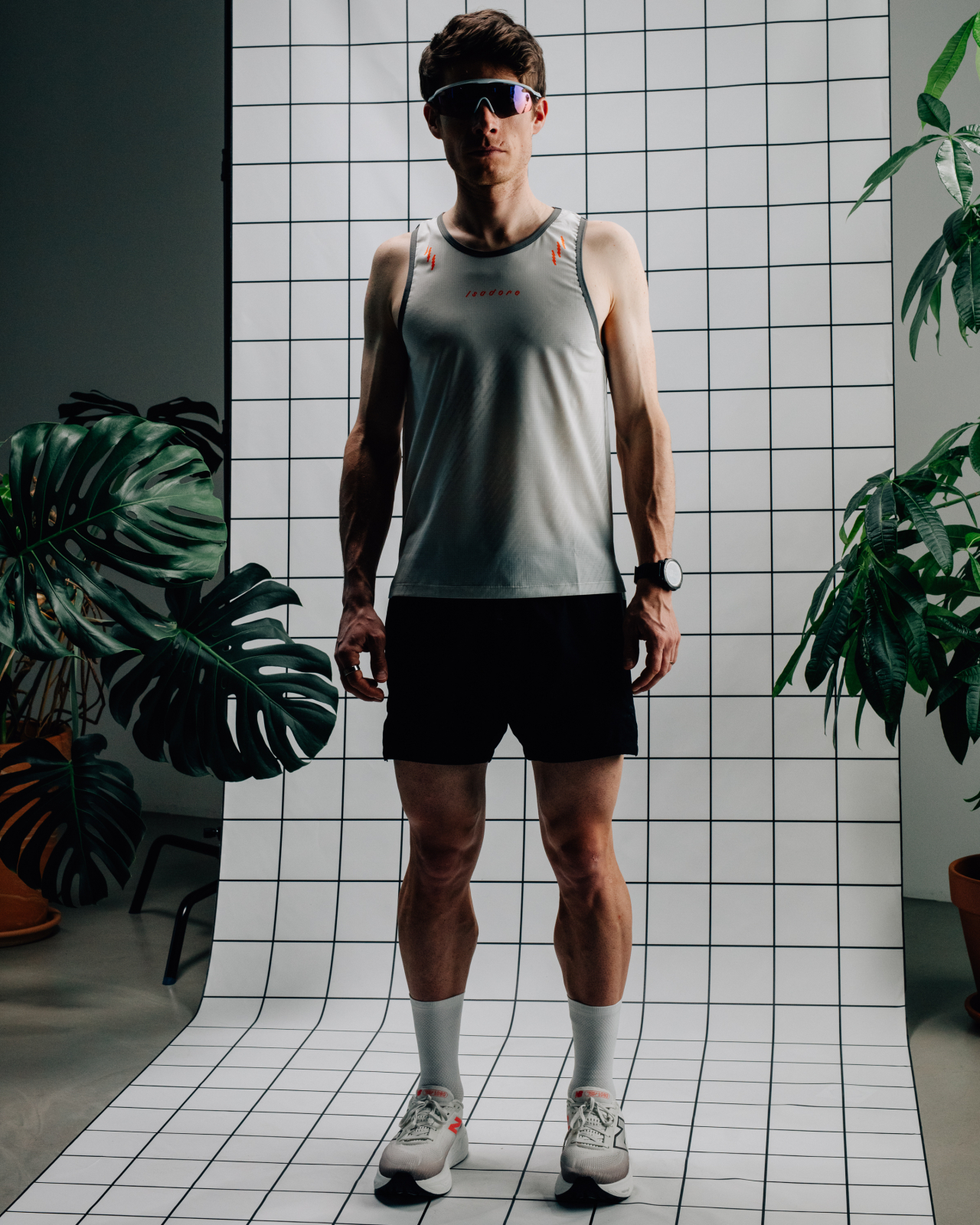 Run Tank Top Cloud