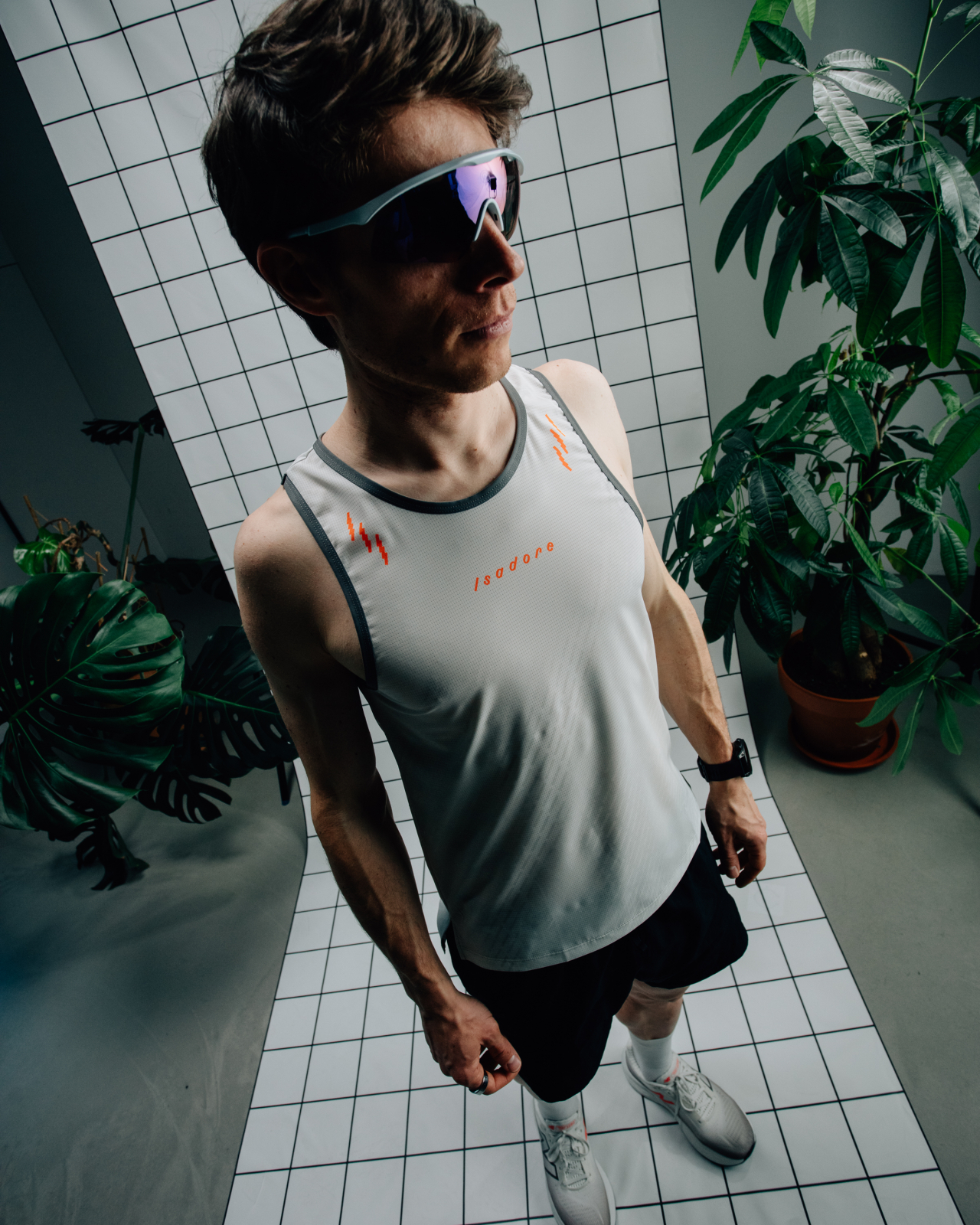 Run Tank Top Cloud