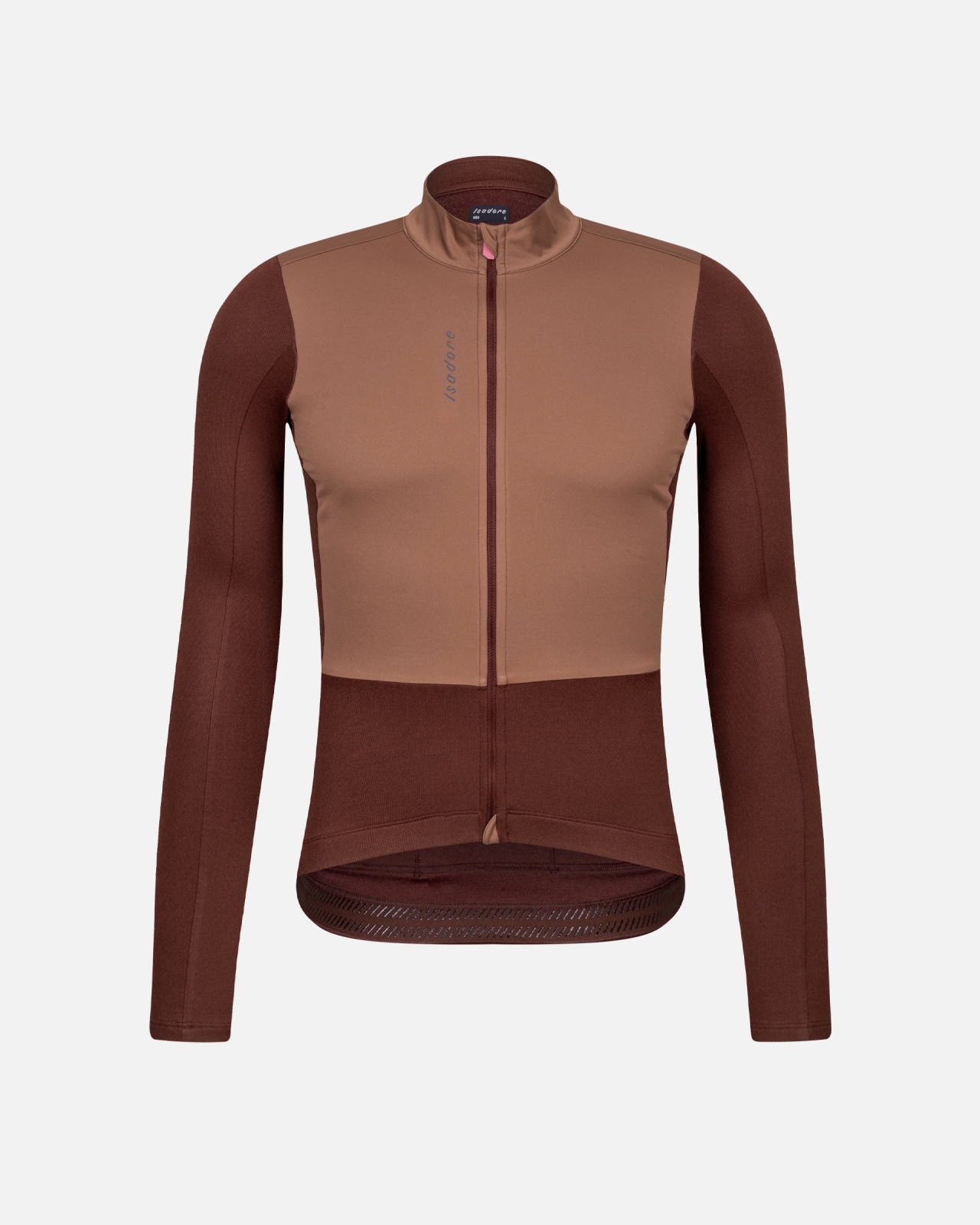 Signature Wind Block Long Sleeve Jersey Bitter Chocolate