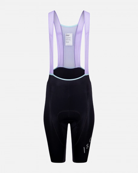 Women's Alternative Bib Shorts Black / Purple