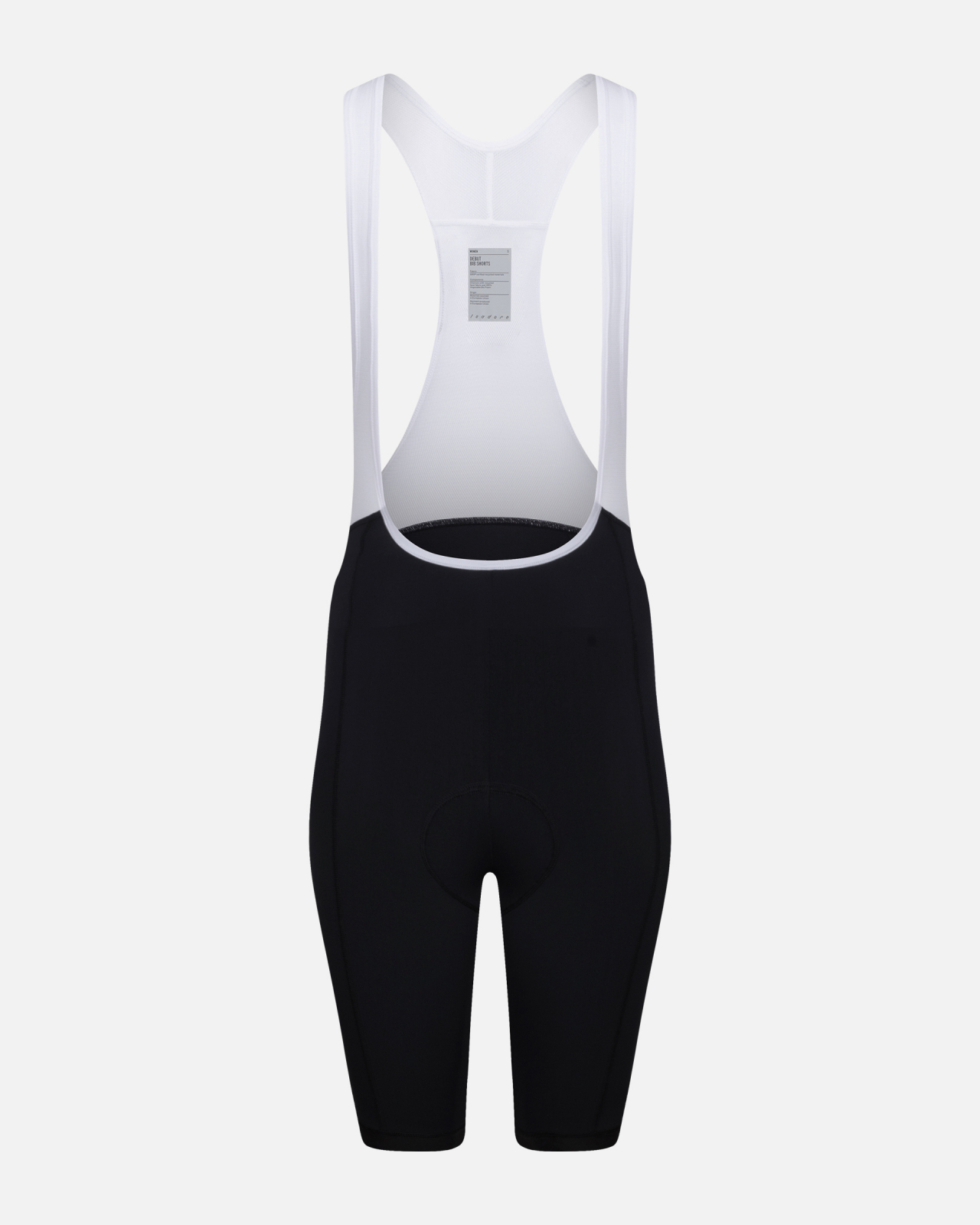 Women's Debut Bib Shorts Black & White