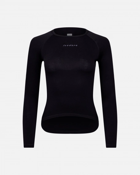 Women's Merino Long Sleeve Baselayer Black