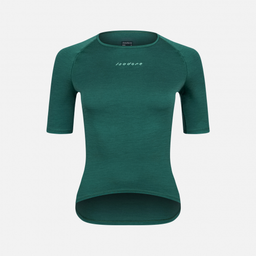 Women's Merino Short Sleeve Baselayer Smoke Pine