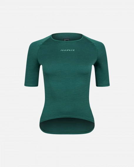 Women's Merino Short Sleeve Baselayer Smoke Pine
