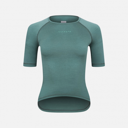 Women's Merino Short Sleeve Baselayer Smoke Pine