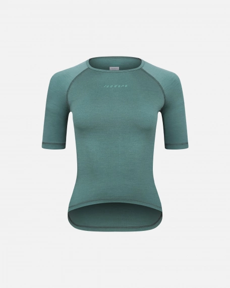 Women's Merino Short Sleeve Baselayer Smoke Pine