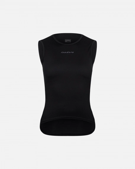 Women's Merino Sleeveless Baselayer Black