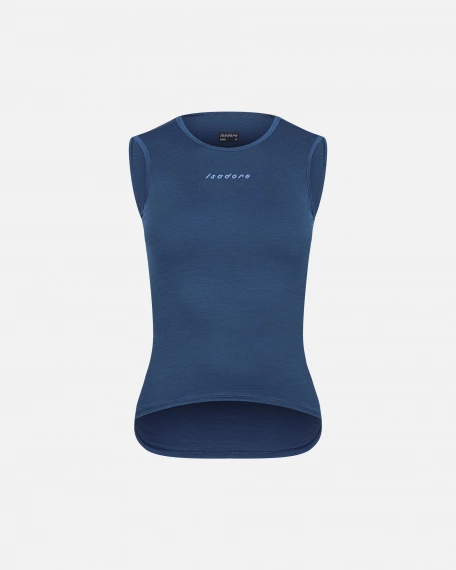 Women's Merino Sleeveless Baselayer Majolica Blue