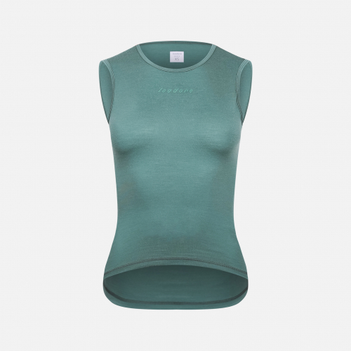 Women's Merino Sleeveless Baselayer Smoke Pine
