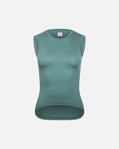 Women's Merino Sleeveless Baselayer Smoke Pine