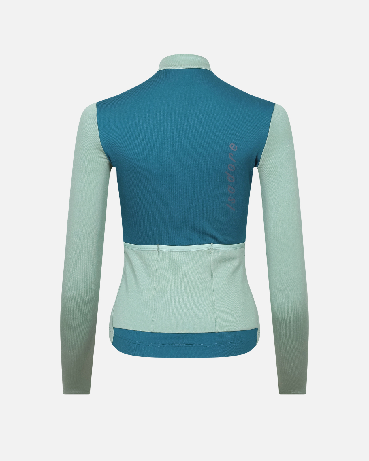 Women's Patchwork Thermal Long Sleeve Jersey Blue Coral / Creme de Menthe