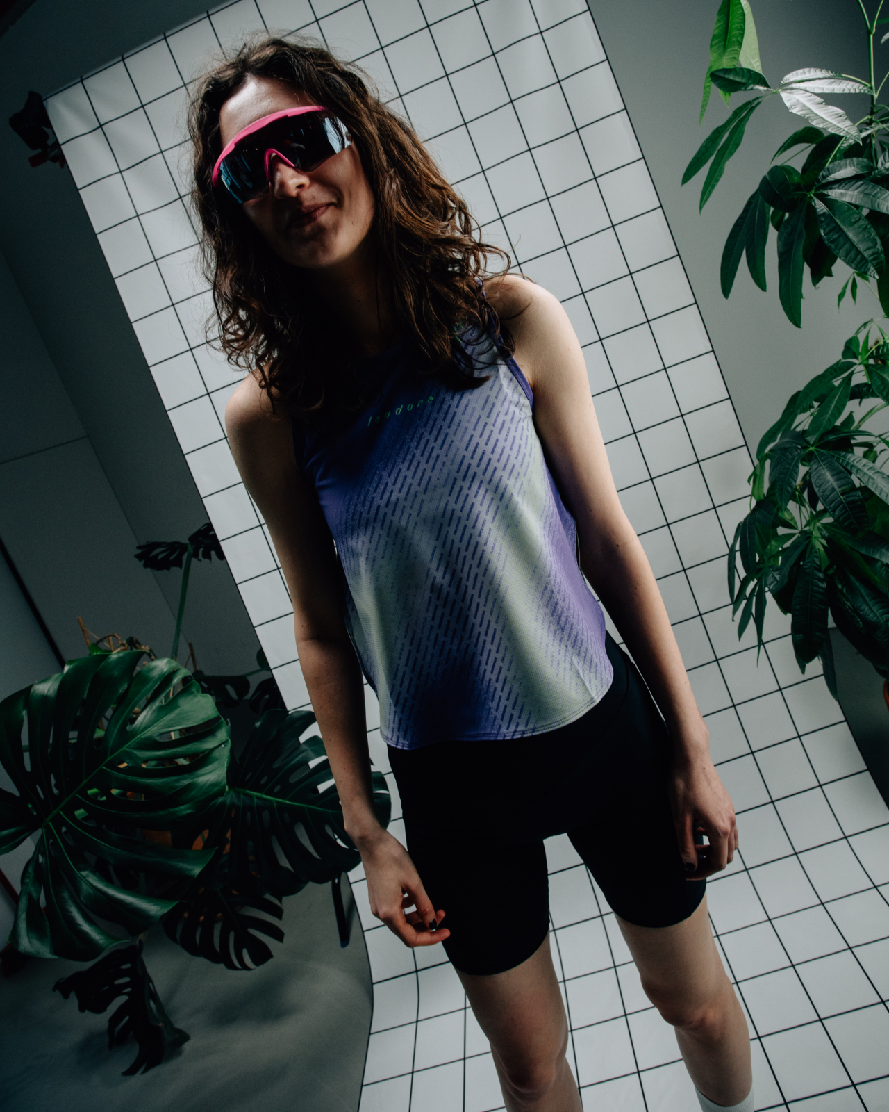 Women's Run Tank Top Purple