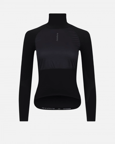 Women's Winter Wind Block Long Sleeve Baselayer Black
