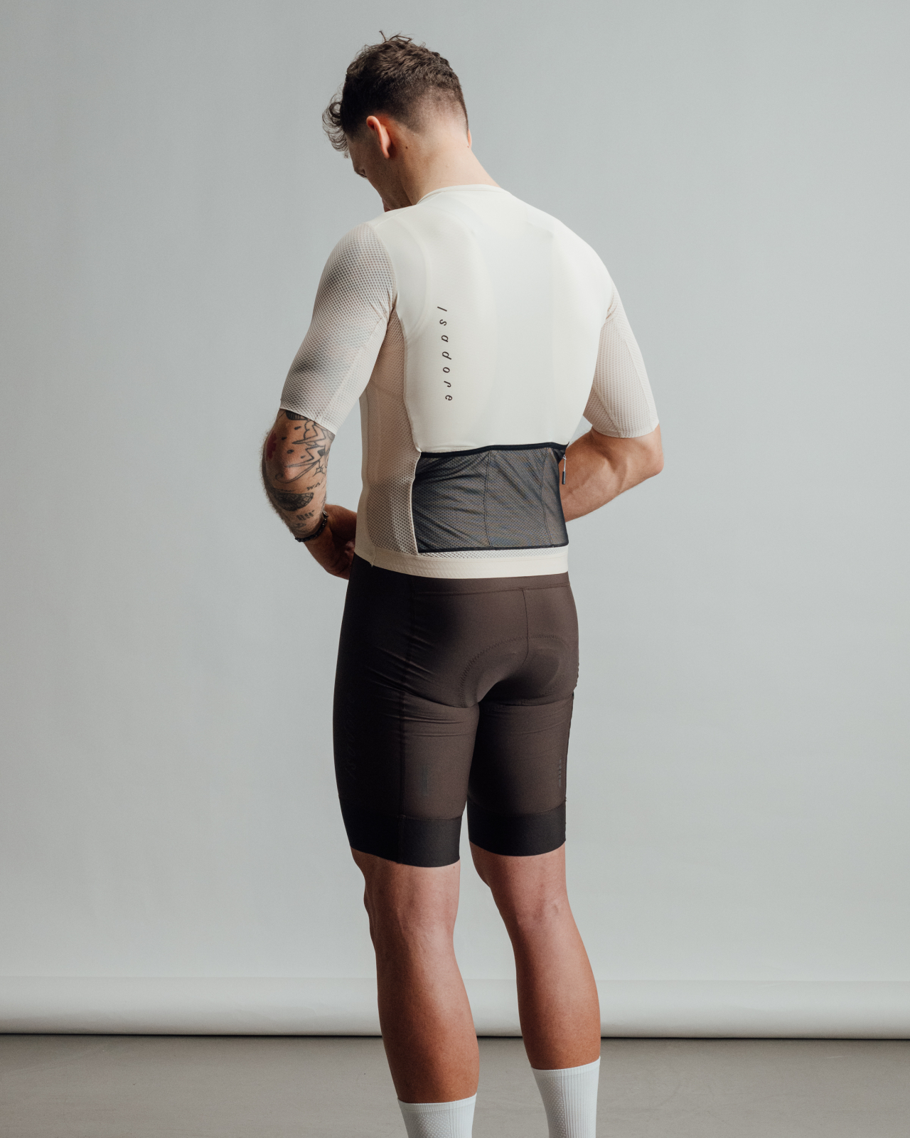 Signature Jersey Peanut White