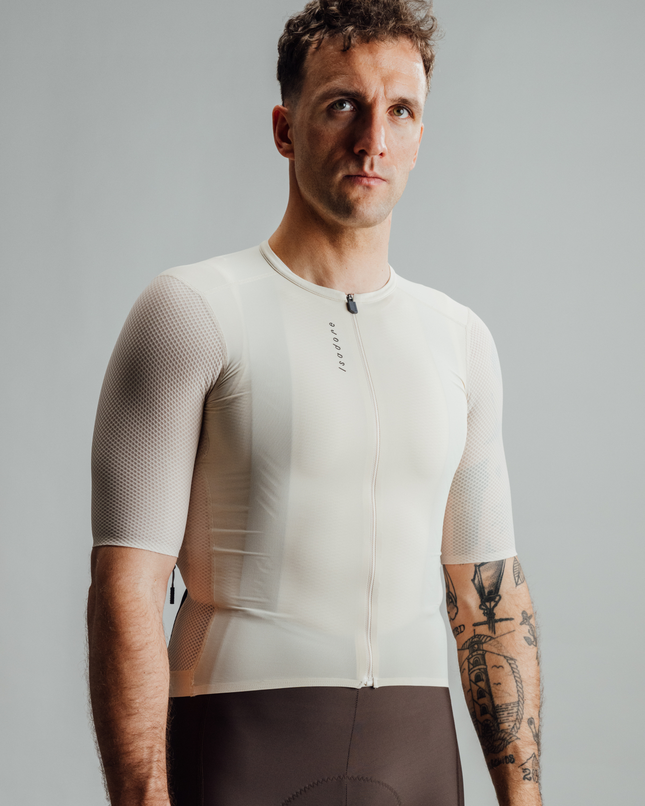 Signature Jersey Peanut White