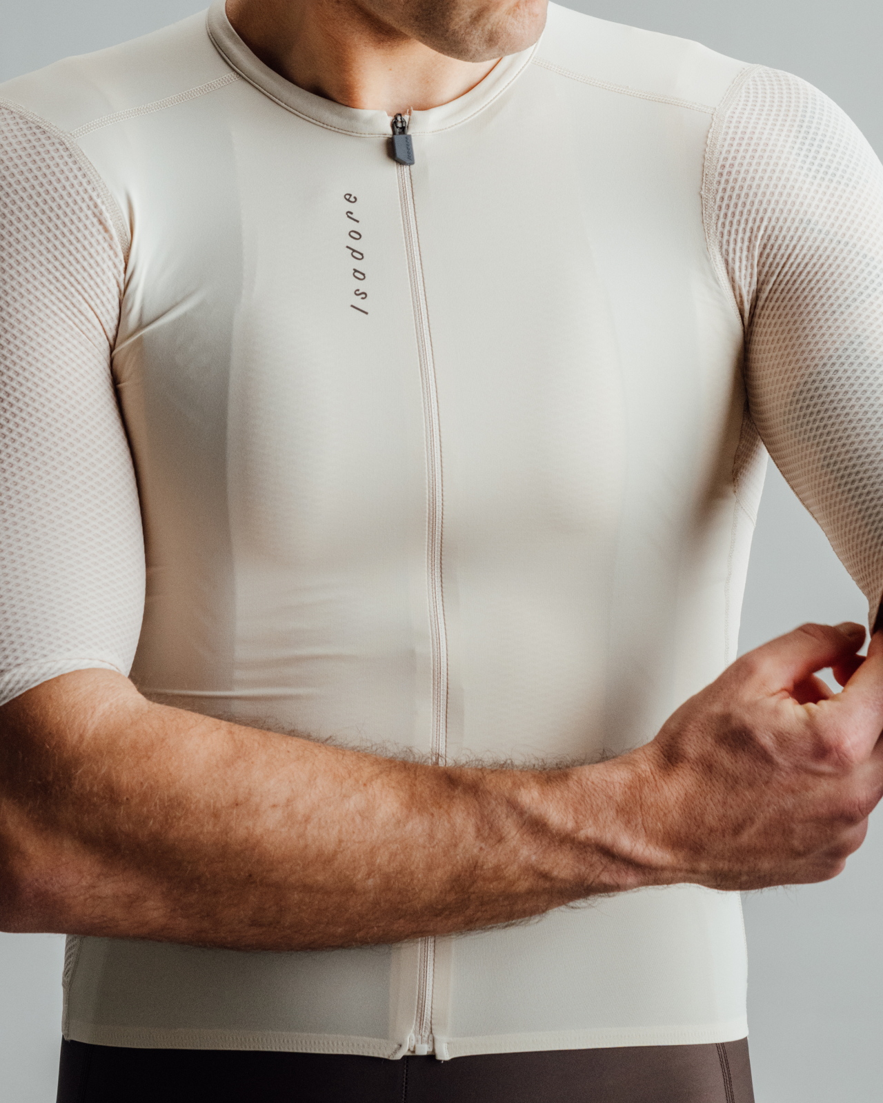 Signature Jersey Peanut White