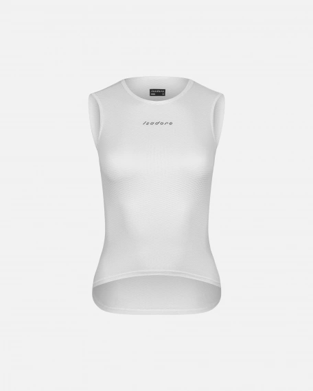 Women's Light Sleeveless Baselayer White