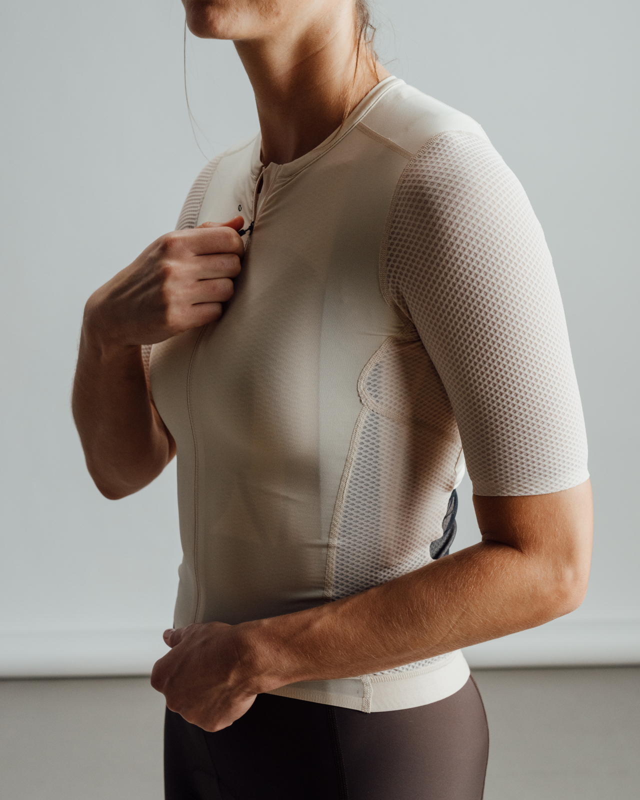 Women's Signature Jersey Peanut White