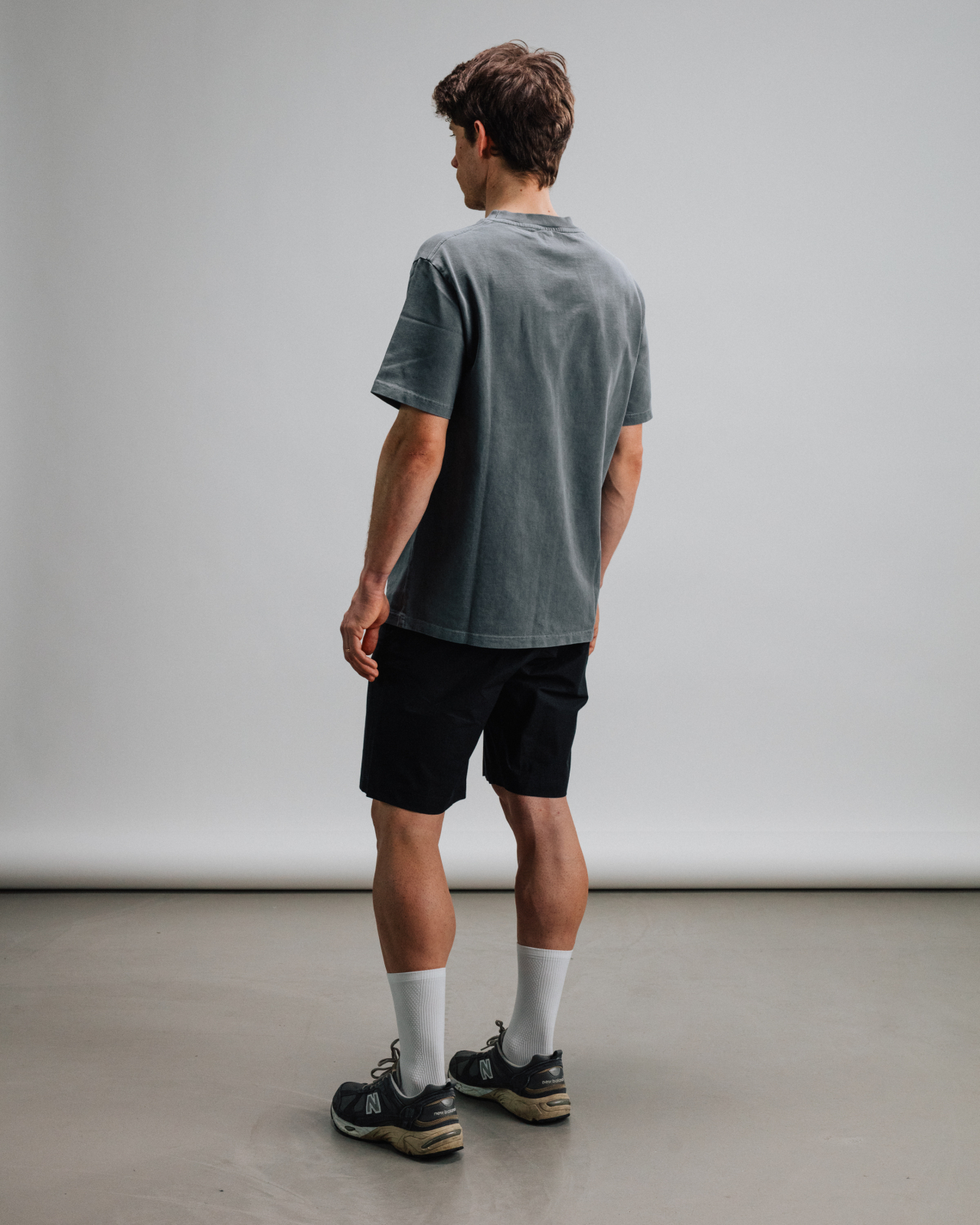 Heavy Cotton T-shirt Washed Black