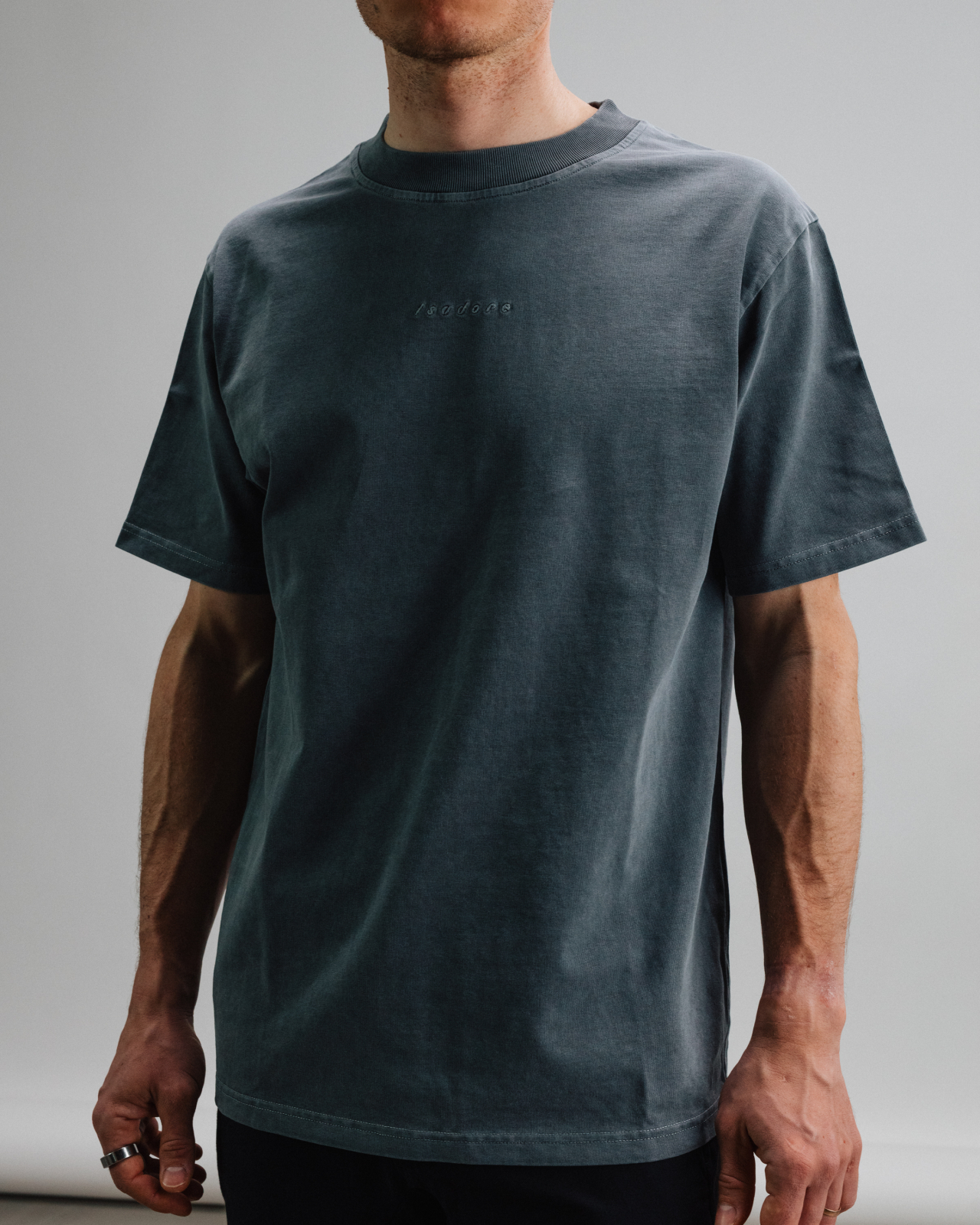 Heavy Cotton T-shirt Washed Black