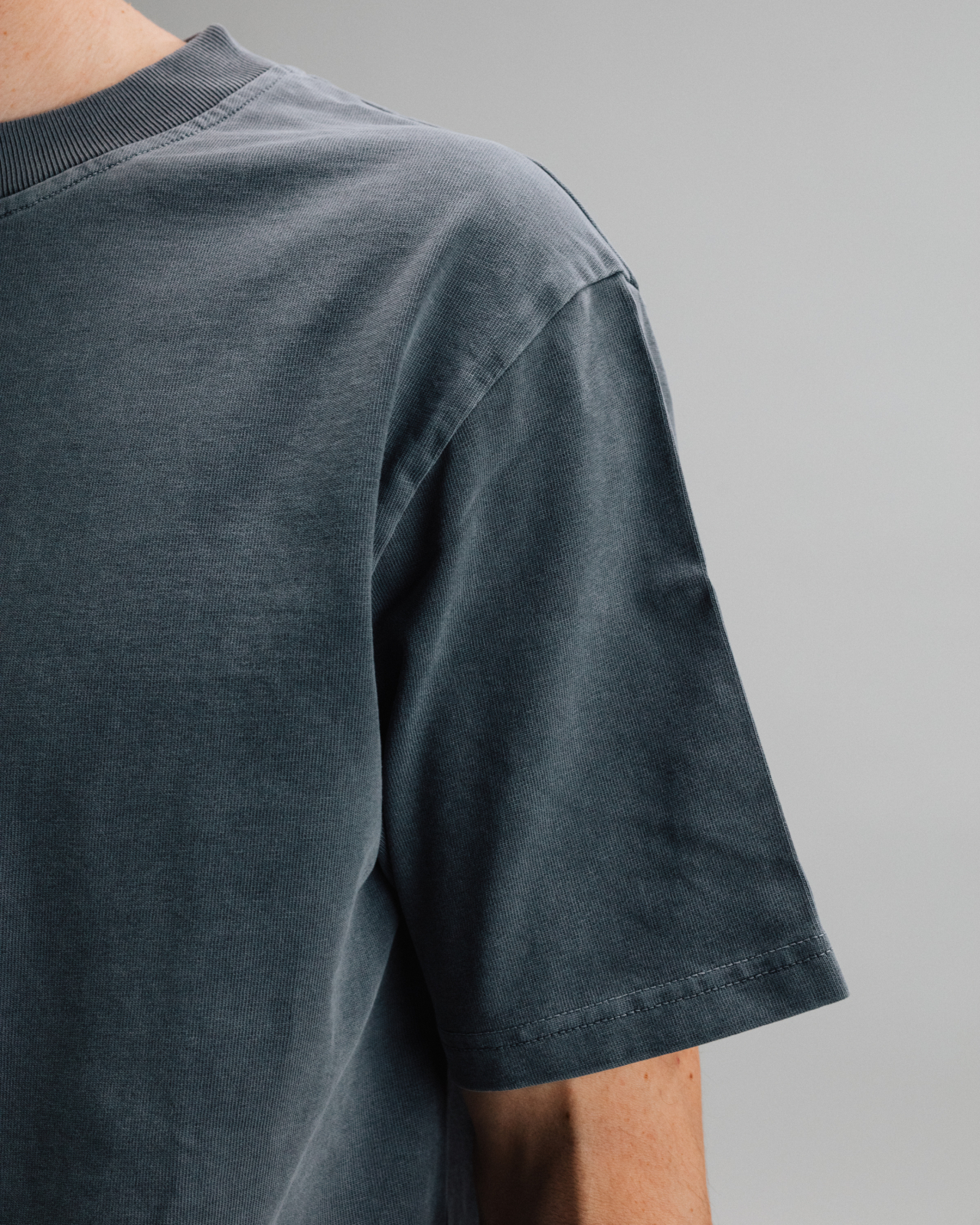 Heavy Cotton T-shirt Washed Black