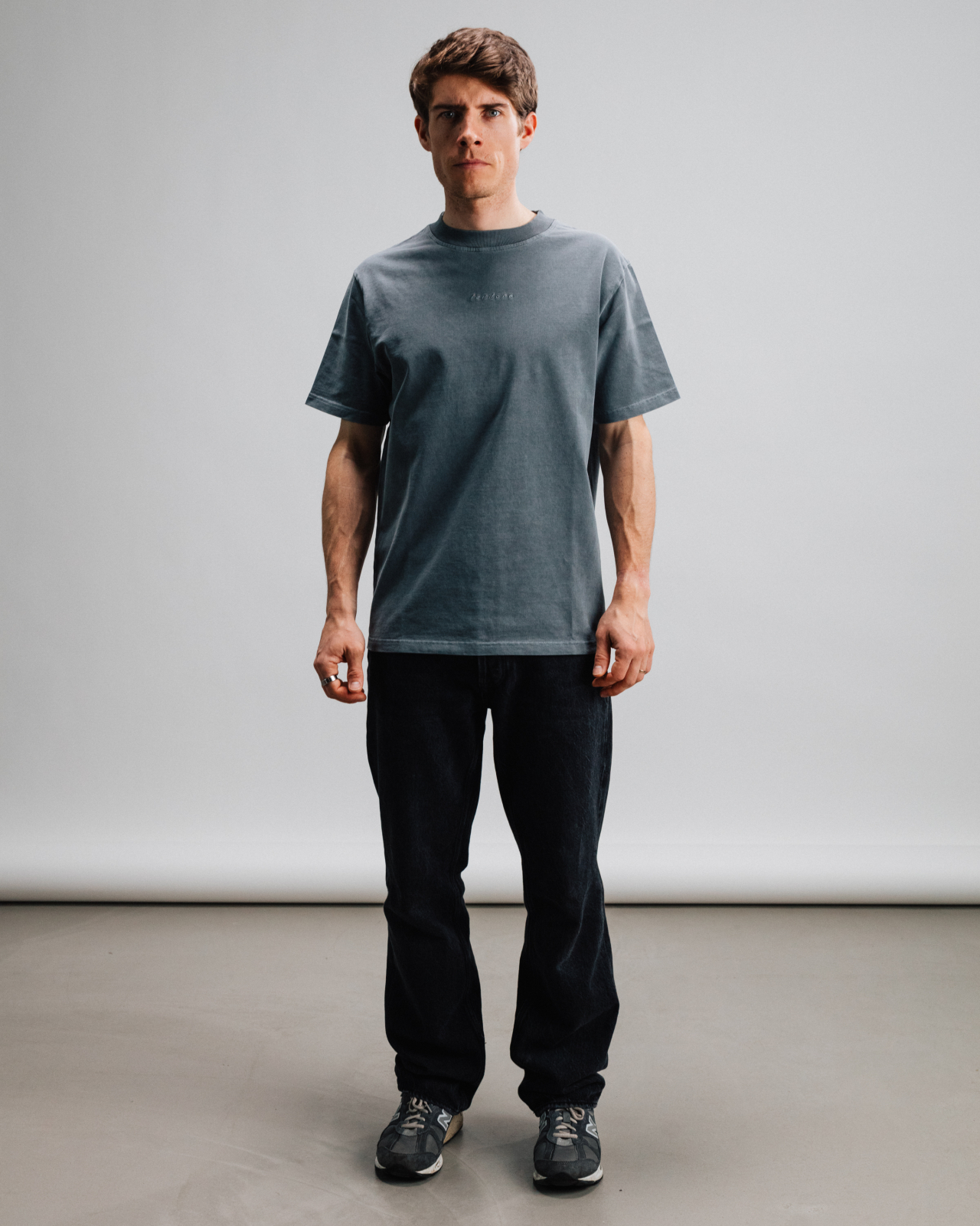 Heavy Cotton T-shirt Washed Black