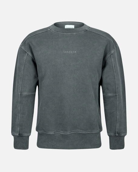 Sweatshirt Unisex Washed Black