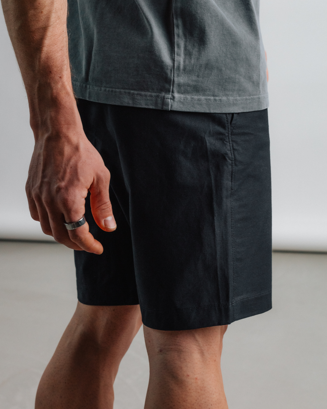 Tech Chino Shorts Black