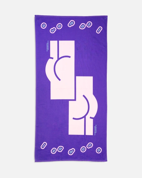 Bums on Tour Towel Purple
