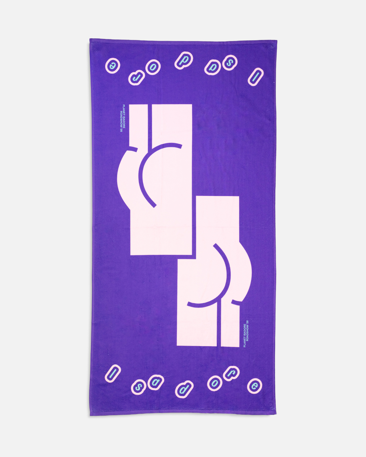 Bums on Tour Towel Purple