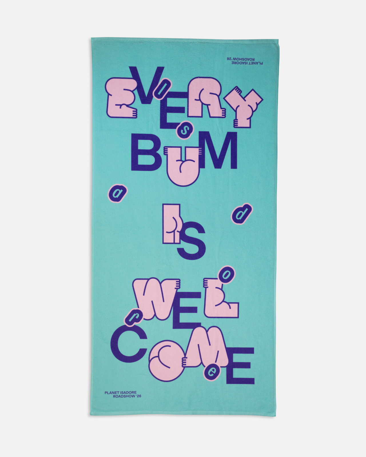 Bums on Tour Towel Turquoise
