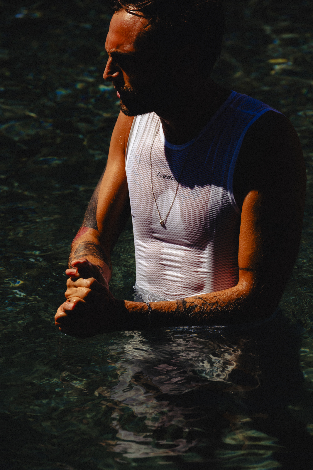 Light Sleeveless Baselayer White