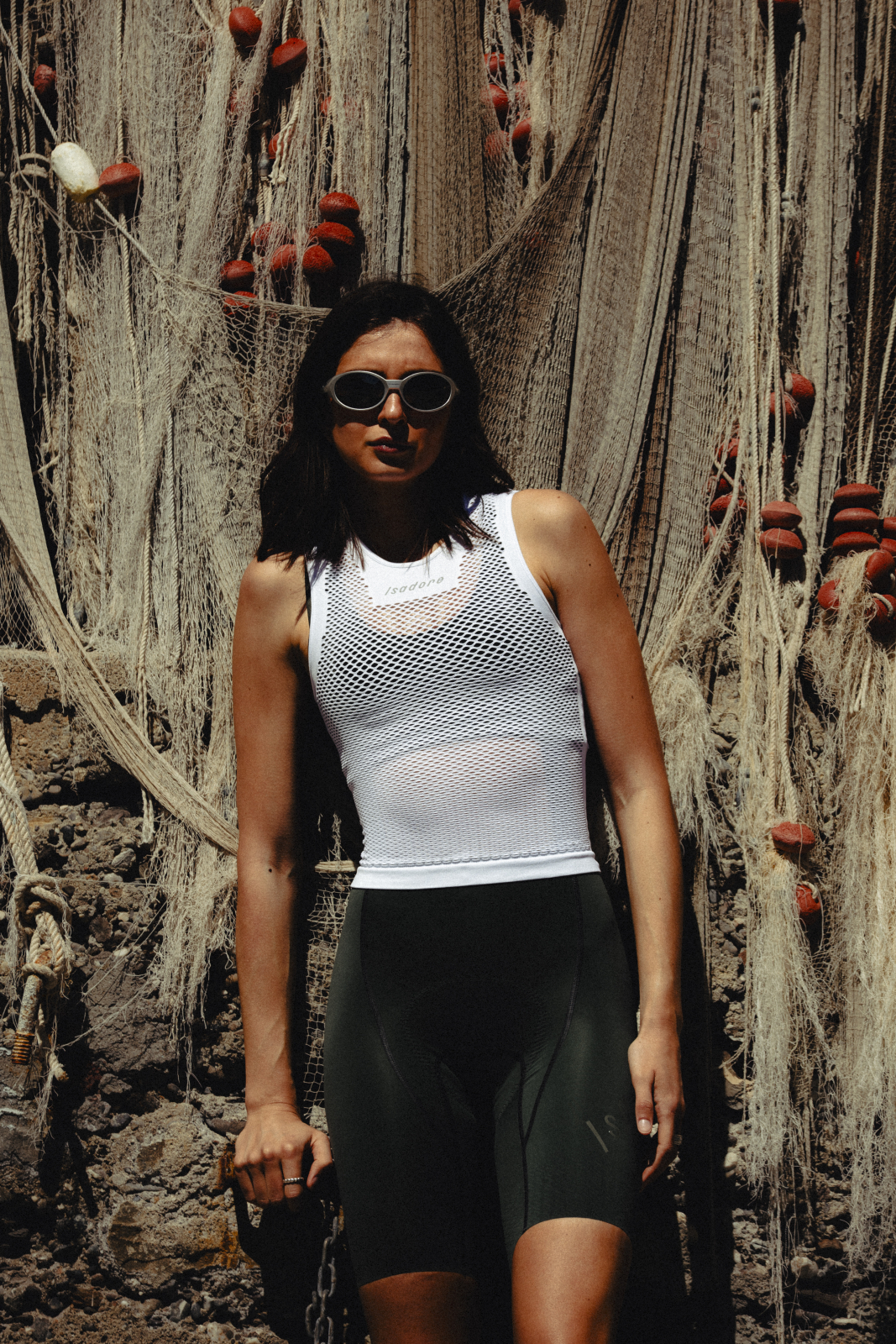 Seamless Sleeveless Unisex Baselayer White