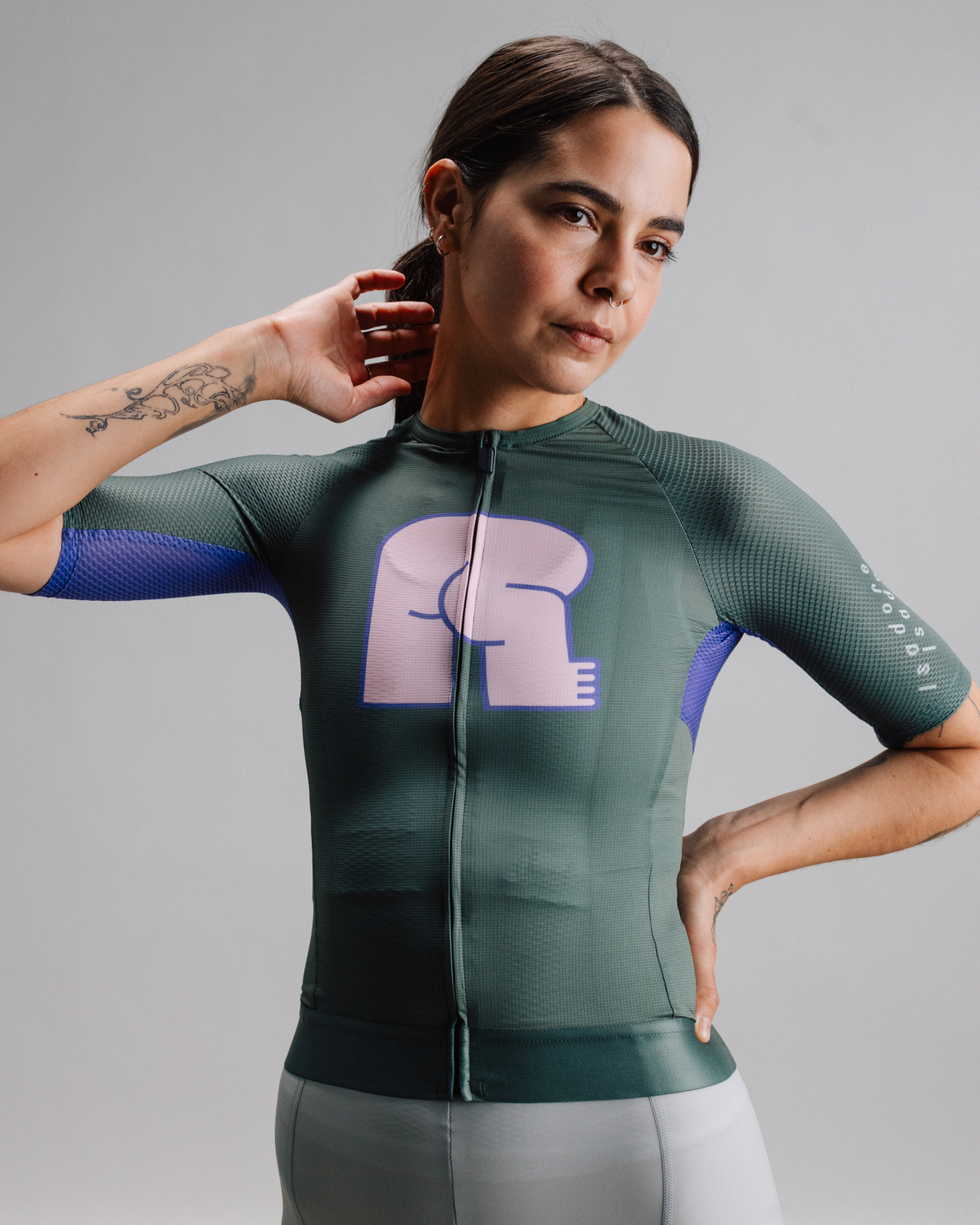 Women's Bums on Tour Jersey Green