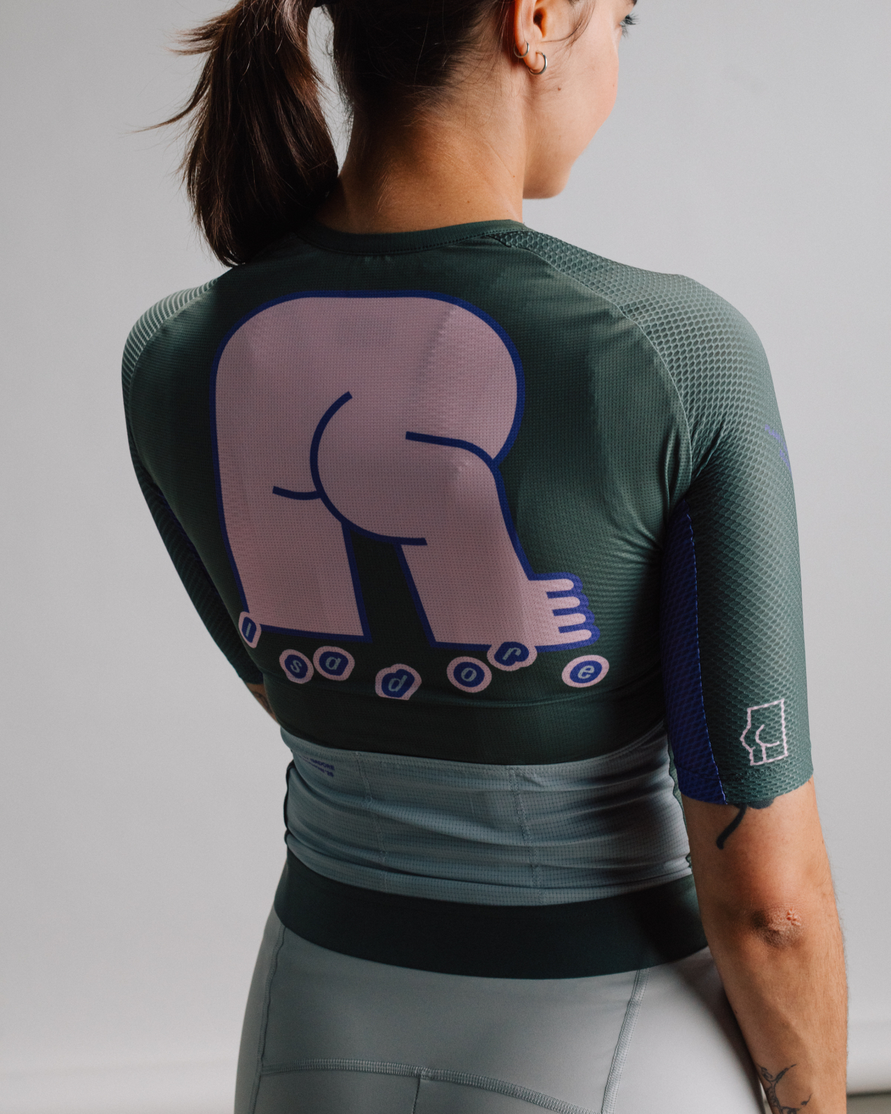 Women's Bums on Tour Jersey Green