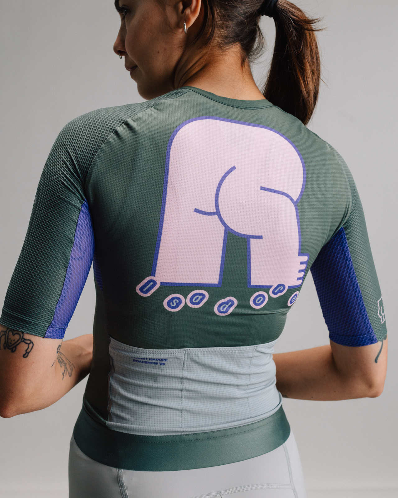 Women's Bums on Tour Jersey Green