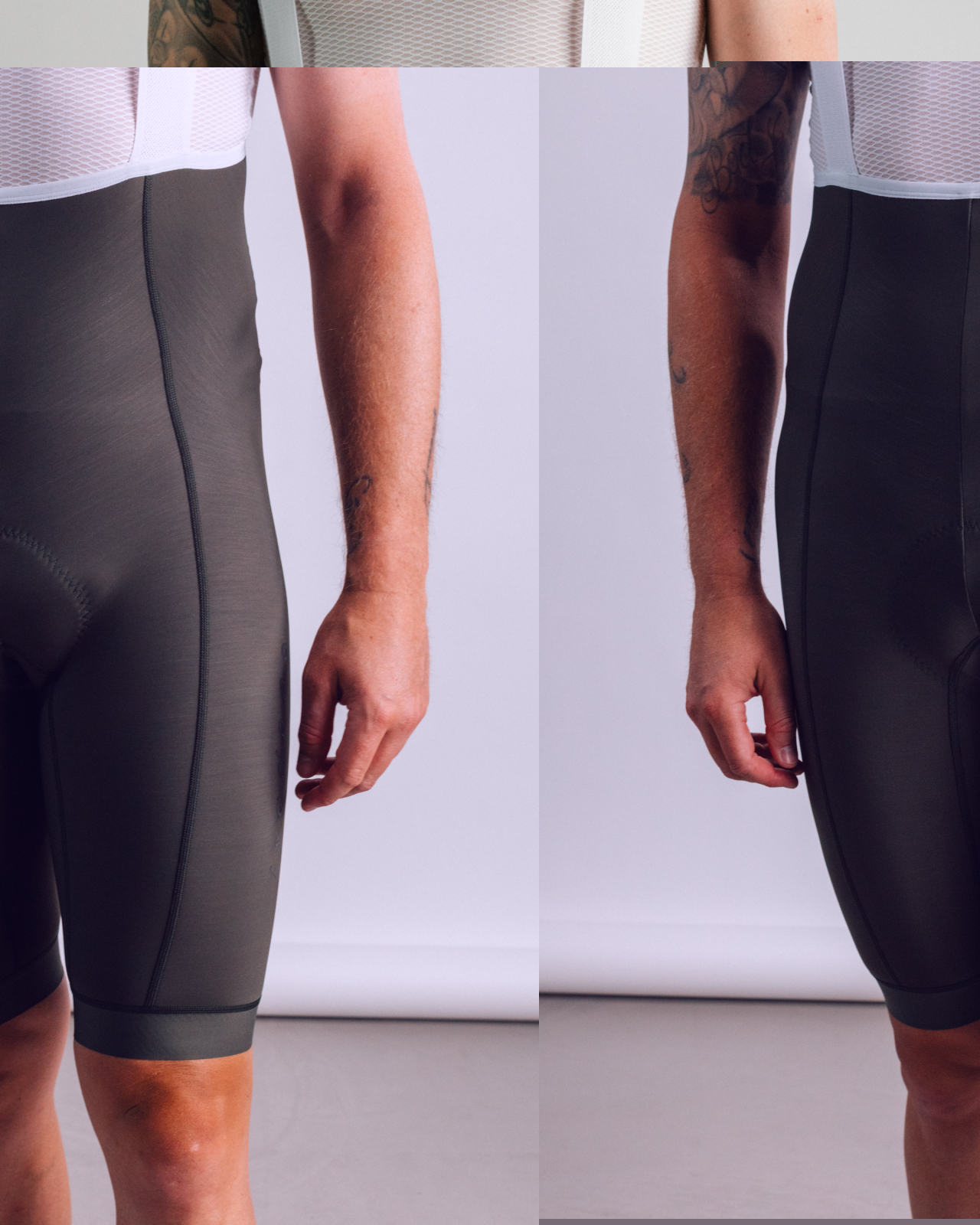 Debut Thermal Bib Shorts Olive Green