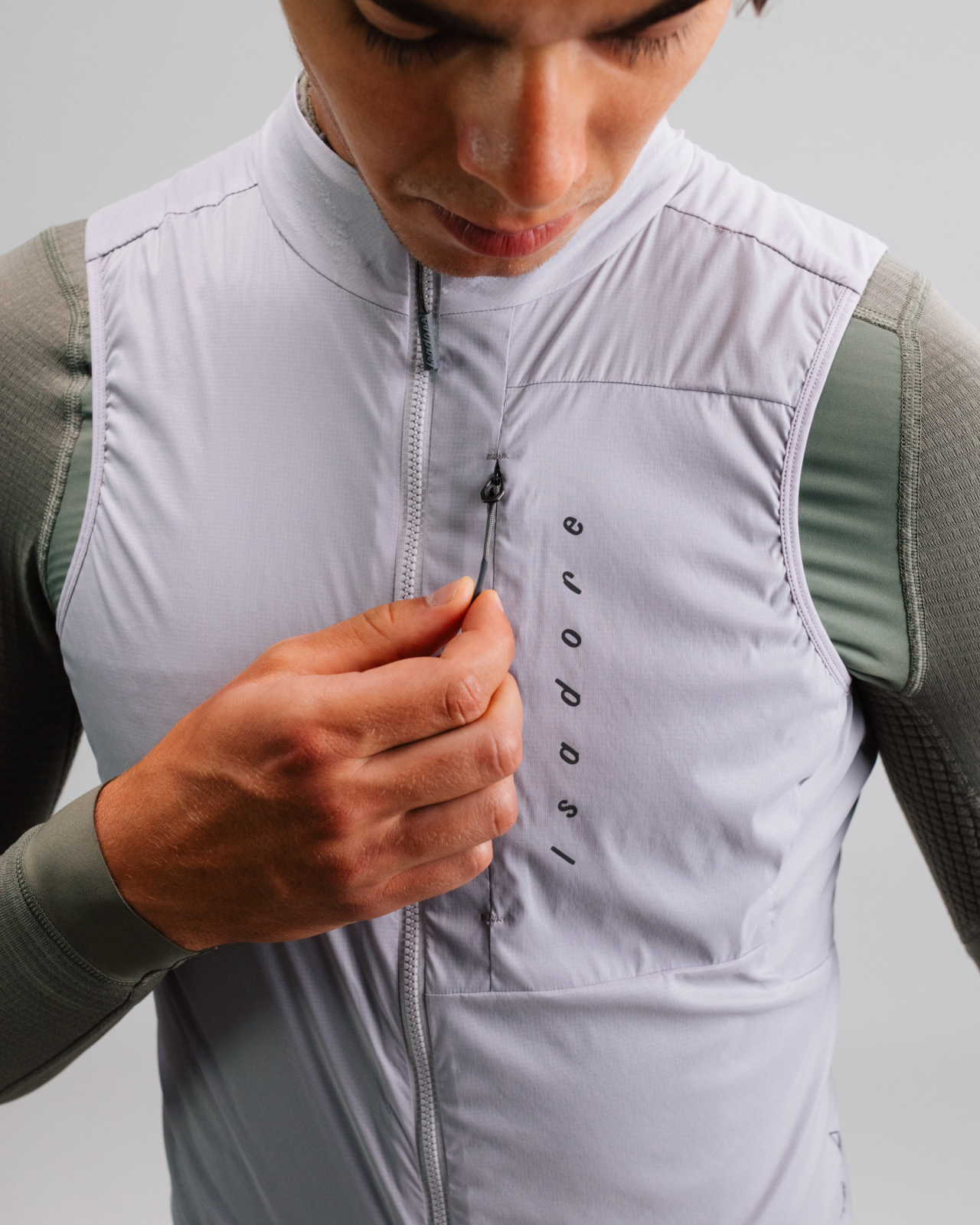 Insulated Gilet Lilac Marble
