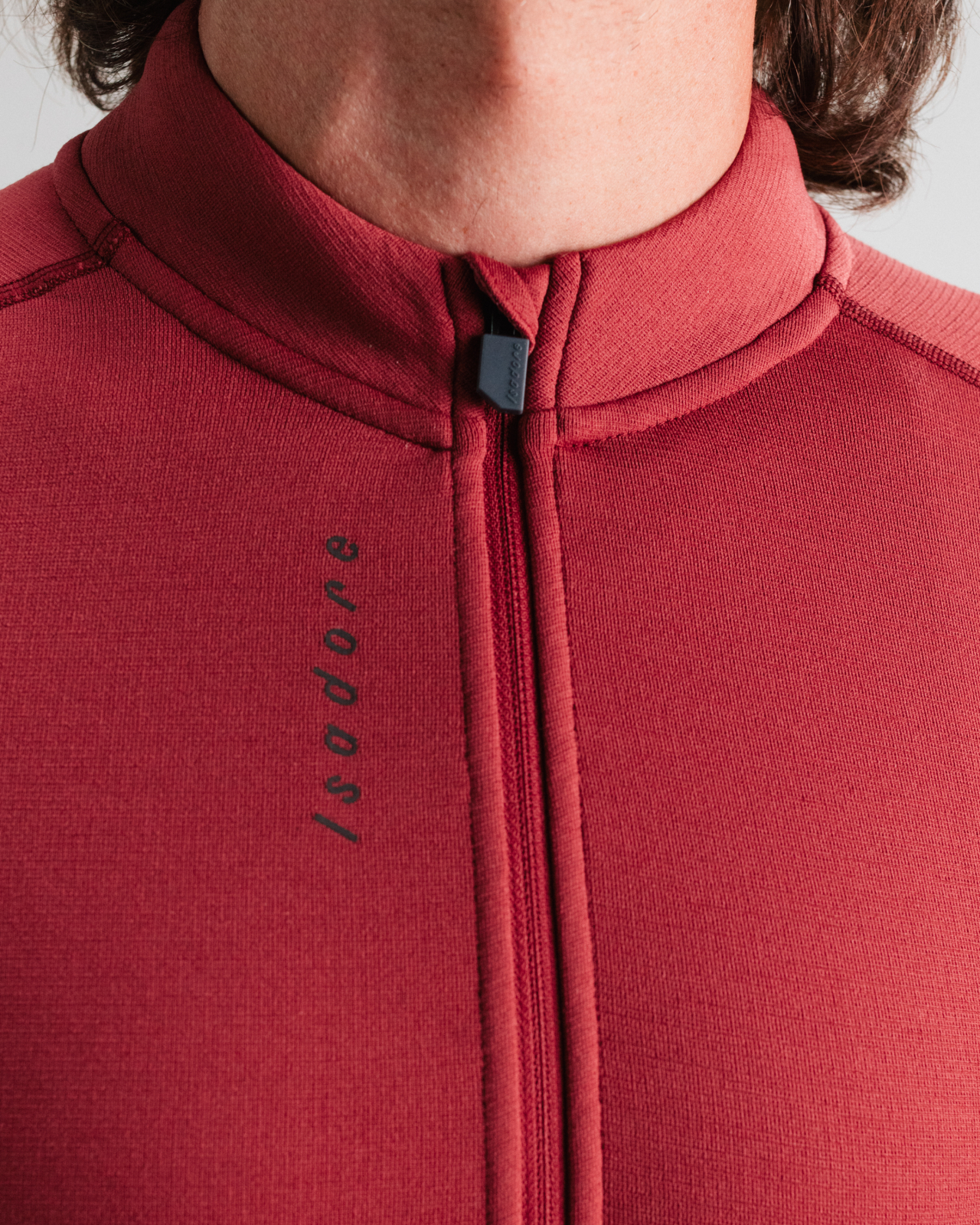 Signature Merino Tech Long Sleeve Jersey Burnt Russet