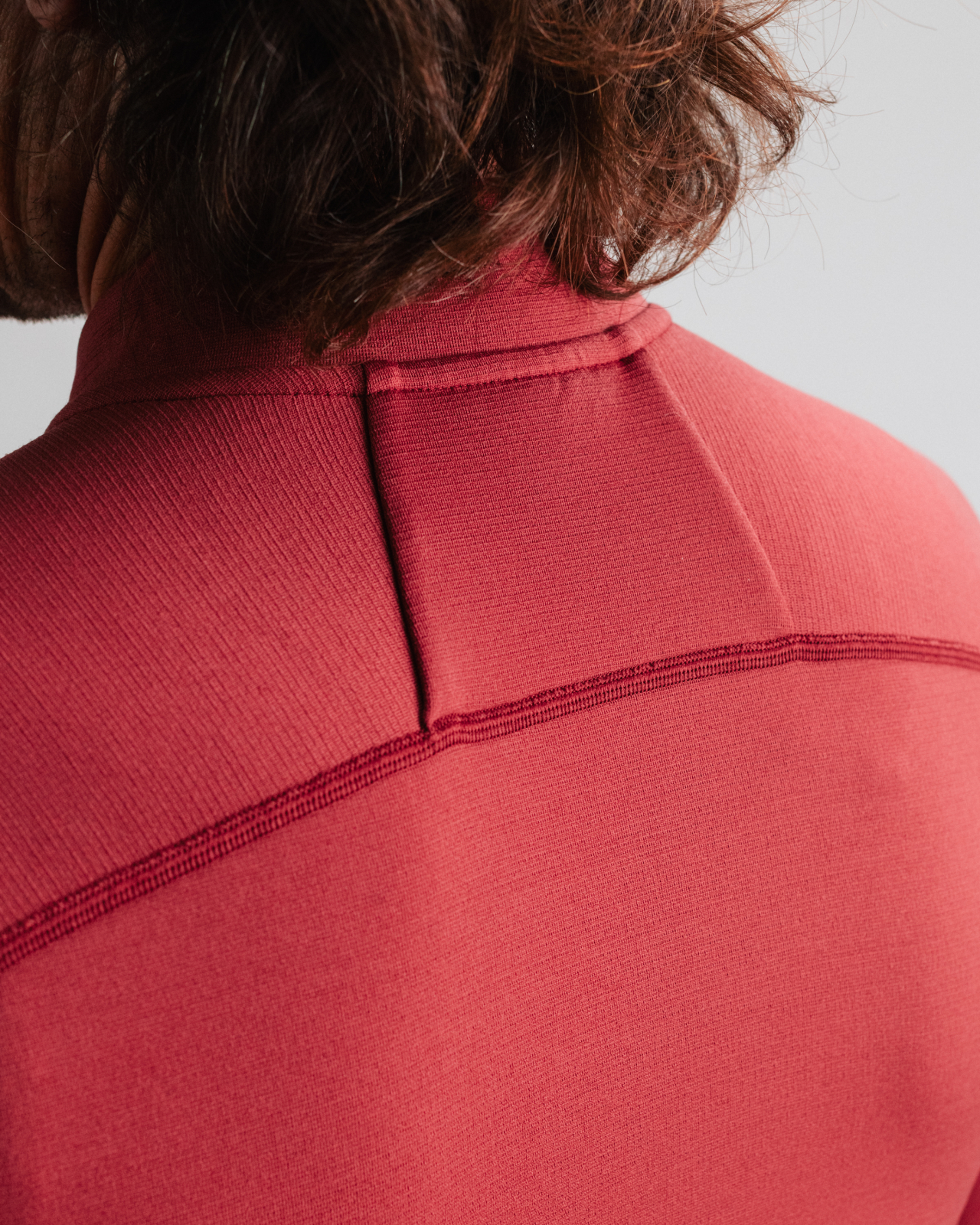 Signature Merino Tech Long Sleeve Jersey Burnt Russet
